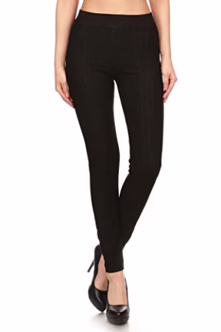 Leggings Depot Women's Cotton Blend Stretch Pull-on Jeggings