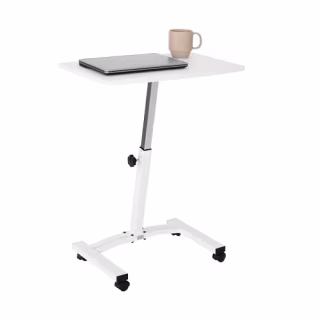 Adjustable Mobile Rolling Laptop Cart