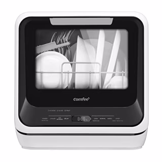 COMFEE' Portable Mini Dishwasher Countertop