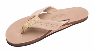 Rainbow Leather Sandals