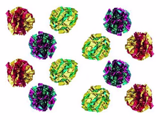 PetFavorites Original Mylar Crinkle Balls