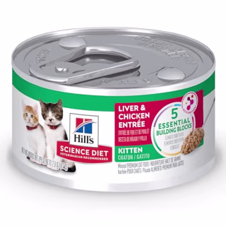 Hill’s Science Diet Kitten Liver & Chicken Entree Canned Cat Food