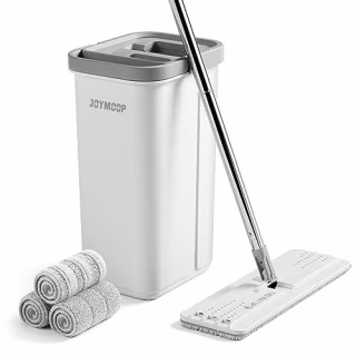 Joymoop Flat Mop and Bucket Set