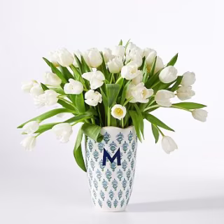 Mark & Graham Ceramic Wave Vase