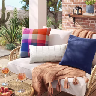 Small Stripes Outdoor Pillow
