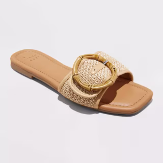 Women's Bennie Buckle Slide Sandals