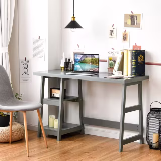 Trestle Computer Desk