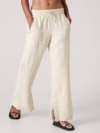 Linen Wide Leg Pant