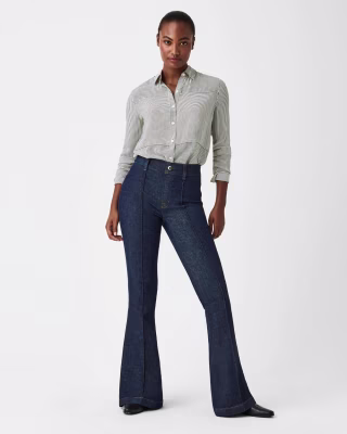 Low-Maintenance Silk Button-Down Shirt