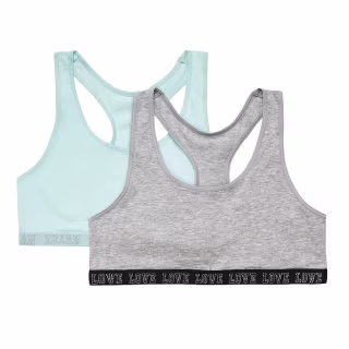Girls SO® Racerback Sports Bras (Set of 2)