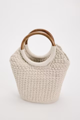 Macramé Bucket Bag