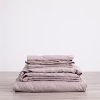 Cultiver Linen Sheet Set With Pillowcases