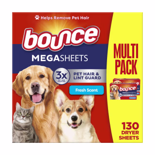 Bounce Pet Hair and Lint Guard Dryer Sheets