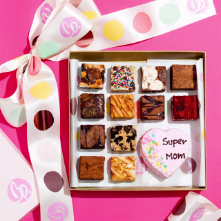 Mother's Day "Super Mom" Brownie Gift Box