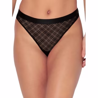 Sheer Mesh Thong Panty (Set of 3)