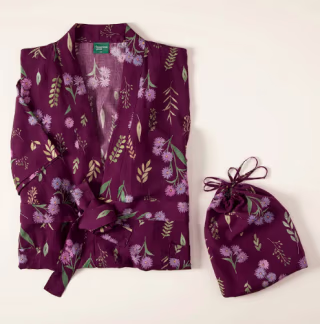 Birth Month Flower Robe