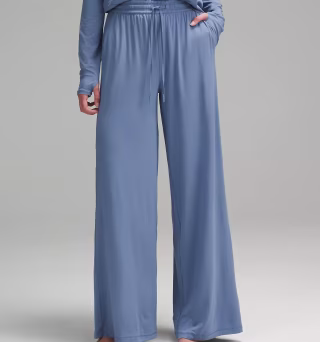 Modal High-Rise Wide-Leg Lounge Pant