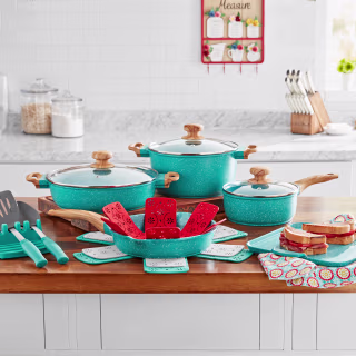 14-Piece Cast Aluminum Cookware Set