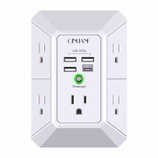 Qinlianf Wall Charger and Surge Protector