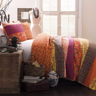 Royal Empire Reversible 3-Piece Cotton Quilt
