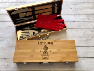 Engraved BBQ Set