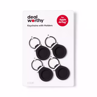 Keychains for Apple AirTag (Set of 4)