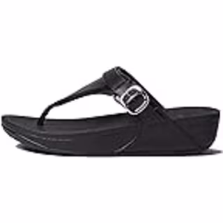 FitFlop Women’s Lulu Adjustable Leather Toe Post Sandals