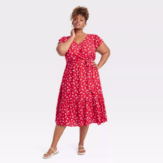 Midi Wrap Dress