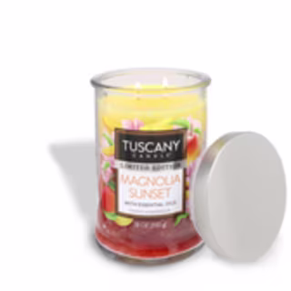 Magnolia Sunset Long-Lasting Scented Jar Candle
