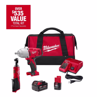 Milwaukee Lithium Ion Cordless Power Tool Set