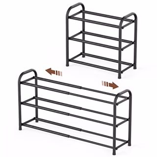 Gonfoam 3-Tier Expandable Shoe Rack