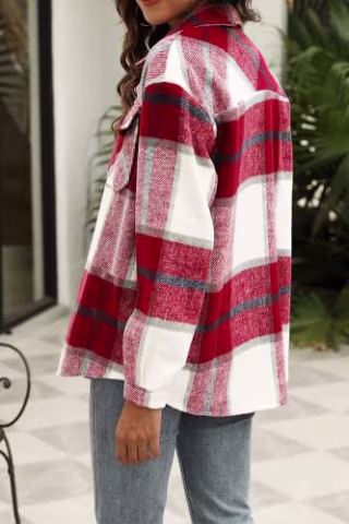 Casual Plaid Shacket