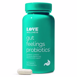 Love Wellness Gut Feelings Probiotics