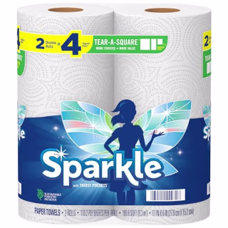 Sparkle Tear-A-Square Paper Towels