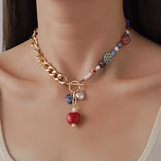 Daisy Flower Necklace