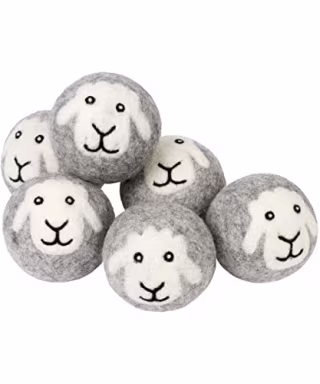 Wool Dryer Balls - Smart Sheep 6-Pack