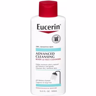 Eucerin Advanced Cleansing Body & Face Cleanser