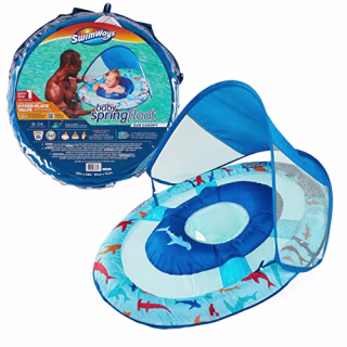 Sun Canopy Inflatable Baby Spring Float