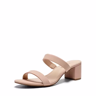 Dream Pairs Two Strap Heeled Mules