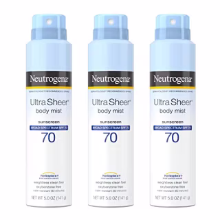 Neutrogena Sunscreen Spray Ultra Sheer 3-Pack