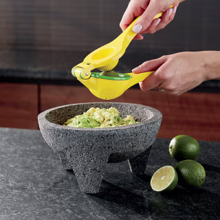 Crate & Barrel Large Stone Molcajete