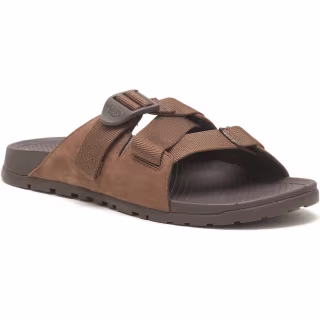 Lowdown Leather Slide