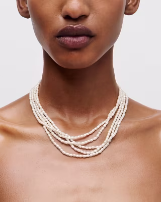 J.Crew Layered Pearl Necklace