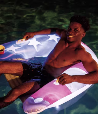Stars and Stripes LED Pool Float