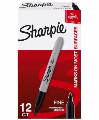 Sharpie Permanent Marker, 12 Count