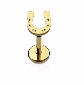 Cords Club Horseshoe Flat Back Stud
