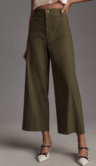 The Colette Cropped Wide-Leg Pants