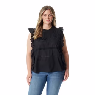 Ruby Flutter Woven Top