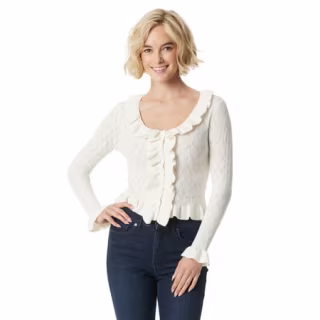 Skylar Pointelle Pullover Sweater