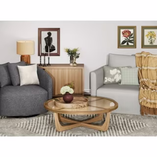 Burlwood Tabletop Tray
